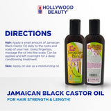 Hollywood Beauty Jamaican Black Castor Oil 88.7 ML – Hair Strength & Length Treatment