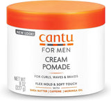 Cantu Men Styling Cream Pomade 227g – Strong Hold & Defined Curls for Textured Hair