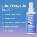 Lottabody Love Me 5-in-1 Miracle Styling Crème 150ml – Leave-In Treatment for Smooth, Shiny Hair
