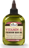 Difeel Vitamin E Premium Natural Hair Oil 210 ml – Growth Support, Scalp Revitalization & Thinning Hair Care