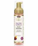 Moisture Miracle Rose Water & Argan Oil Curl Mousse  251 ml – Soft Hold & Curl Definition Foam