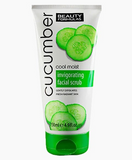 Beauty Formulas Cool Moist Cucumber Invigorating Facial Scrub 150 ml – Refreshing Exfoliator