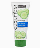 Beauty Formulas Cucumber Cool Moist 3 Minute Clay Mask 100 ml – Deep Cleansing & Refreshing Care