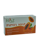 HAZ Naturals Papaya Soap 100 g – Brightening & Blemish Care