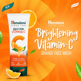 Himalaya Herbals Brightening Vitamin C Orange Face Wash 100 ml – Radiance Boosting Cleanser