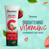 Himalaya Herbals Brightening Vitamin C Strawberry Face Wash 100 ml – Radiance Boosting Cleanser