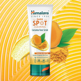 Himalaya Herbals Dark Spot Clearing Curcuma Face Scrub 75 ml – Brightening Exfoliating Scrub