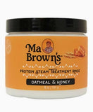 Ma Brown’s Protein Steam Treatment Rinse with Oatmeal & Honey 454 g – Strengthening & Repair Treatment  Description
