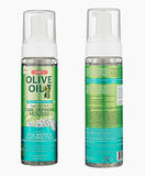 ORS Olive Oil Max Moisture Curl Defining Mousse 207 ml – Lightweight Hydrating Styling Foam for Natural Hair