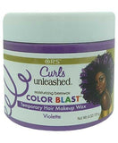 ORS Curls Unleashed Color Blast Moisturizing Beeswax 171 g – Violette Temporary Hair Makeup Wax for Curls & Coils