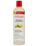ORS HAIRepair Banana & Bamboo Nourishing Conditioner 370 ml – Moisture & Strength Restoring Care for Dry, Damaged Hair