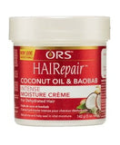ORS HAIRepair Coconut Oil & Baobab Intense Moisture Crème 142 g – Deep Hydration Treatment for Dry, Damaged Hair