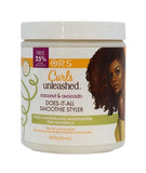 ORS Curls Unleashed Coconut & Avocado Curl Smoothie Styler 567 g – Frizz-Controlling Moisturiser for Curls & Coils