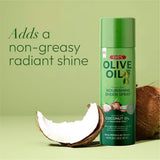 ORS Olive Oil Nourishing Sheen Spray with Coconut Oil 404 ml – Lightweight Shine & Moisture Enhancer