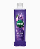 Radox Feel Relaxed Water Lily & Lavender Bath Soak 500 ml – Calming Herbal Bath Care