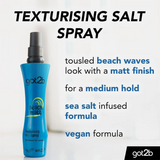Schwarzkopf Got2b Beach Matt Mermaid Look Texturizing Salt Spray 200 ml – Beachy Waves & Texture