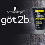 Schwarzkopf Got2b Ultra Glued Invincible Styling Gel 35g – Extreme Hold, No Flakes