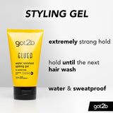 Schwarzkopf Got2b Glued Water Resistant Spiking Glue 150 ml – Extreme Hold Styling Gel