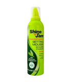 Shine ’n Jam Rosemary & Peppermint Firm Hold Setting Mousse 354 ml – Smooth Hold & Shine