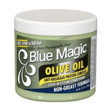 Blue Magic Olive Oil Leave-In Styling Hair Conditioner 390g – Anti-Breakage, Non-Greasy Care for Soft, Shiny Hair