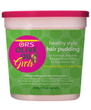 ORS Olive Oil Girls Healthy Style Hair Pudding 368 g – Moisture, Shine & Smooth Hold