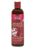 Pink Shea Butter Coconut Oil Moisturizing Shampoo  355 ml – Sulfate-Free Hydrating Shampoo for Natural Hair